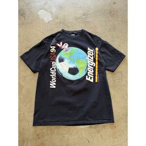 Energizer World Cup USA 94 vintage graphic tee black one size